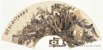 范扬 点拂横斜见天机 镜心 61.5×21cm